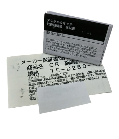 美品 TELVA 腕時計 クレファー クオーツ TE-D280 レディース メンズ テルバ
