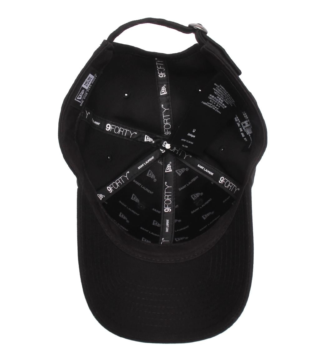 美品 SAINT LAURENT NEW ERA キャップ アジャスター YCL361000 メンズ レディース SIZE 56-62 サンローラン ニューエラ