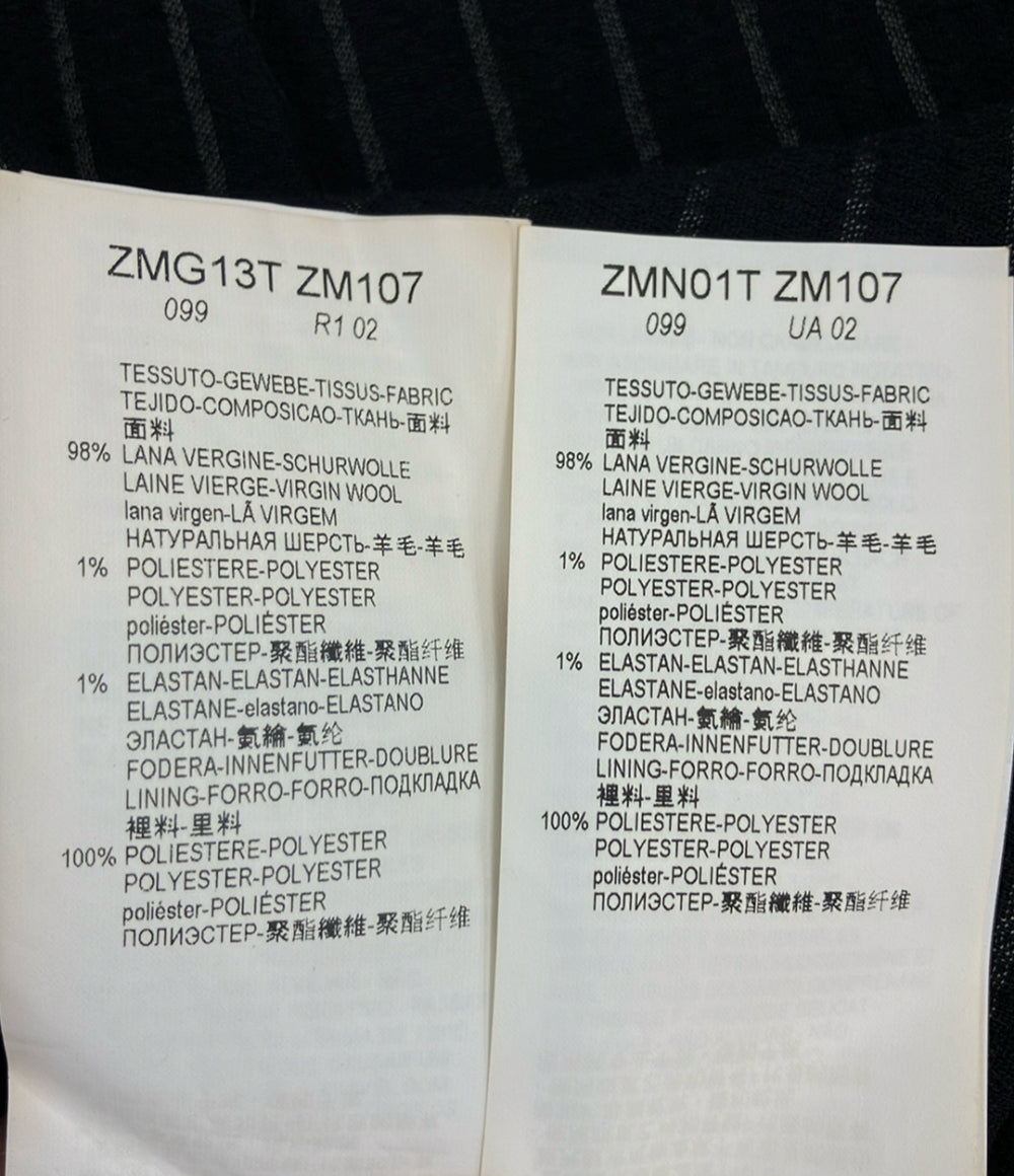 ARMANI COLLEZIONI ノーカラージャケット スカートスーツセットアップ ZMG13T ZM107 レディース SIZE 44 アルマーニコレッツォーニ