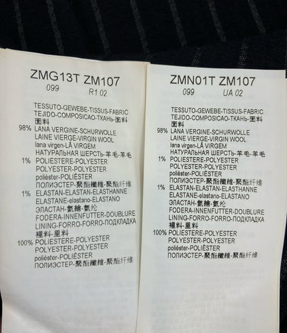 ARMANI COLLEZIONI ノーカラージャケット スカートスーツセットアップ ZMG13T ZM107 レディース SIZE 44 アルマーニコレッツォーニ