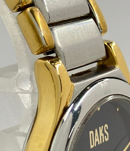 DAKS 腕時計 クオーツ ブラック D852C8-00 レディース ダックス
