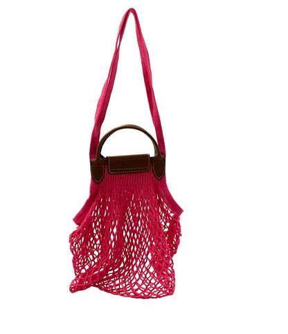 美品 Longchamp 2way ハンドバッグ ショルダーバッグ 肩掛け プリアージュフィレ レディース ロンシャン