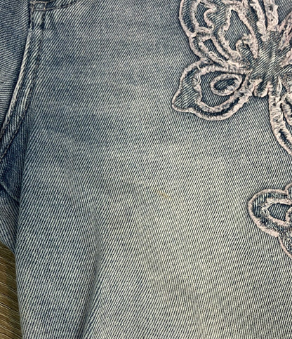Lily Brown ANNA SUI バタフライワイドデニムパンツ LWFP264053 レディース SIZE 00 (XS) リリー ブラウン アナスイ
