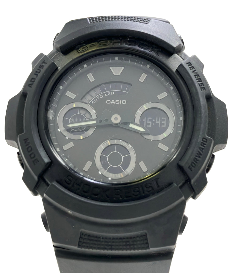 CASIO 腕時計 クオーツ ブラック AW-591BB メンズ カシオ