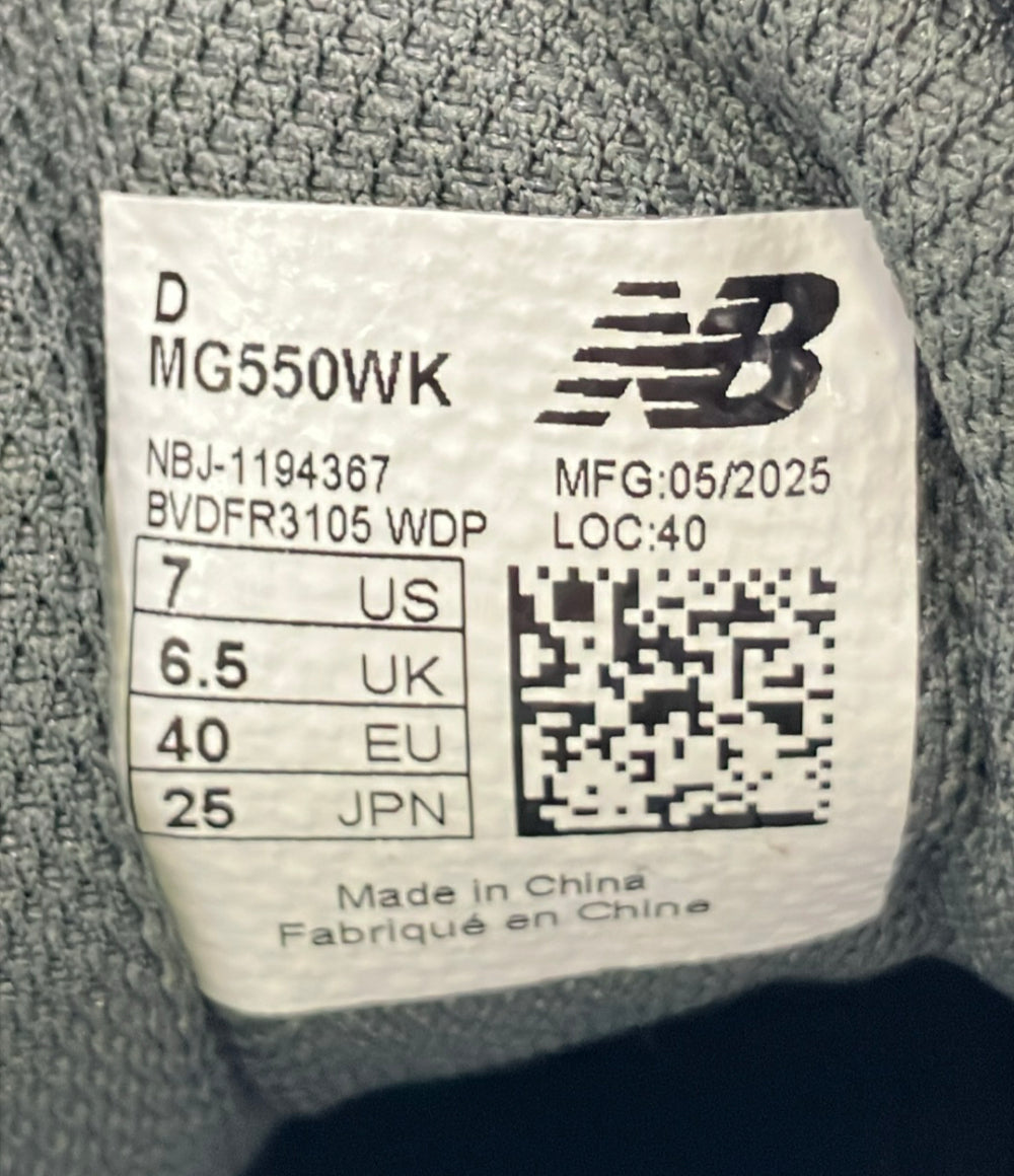 new balance golf ローカットスニーカー MG550WK レディース メンズ SIZE 25.0 ニューバランス ゴルフ