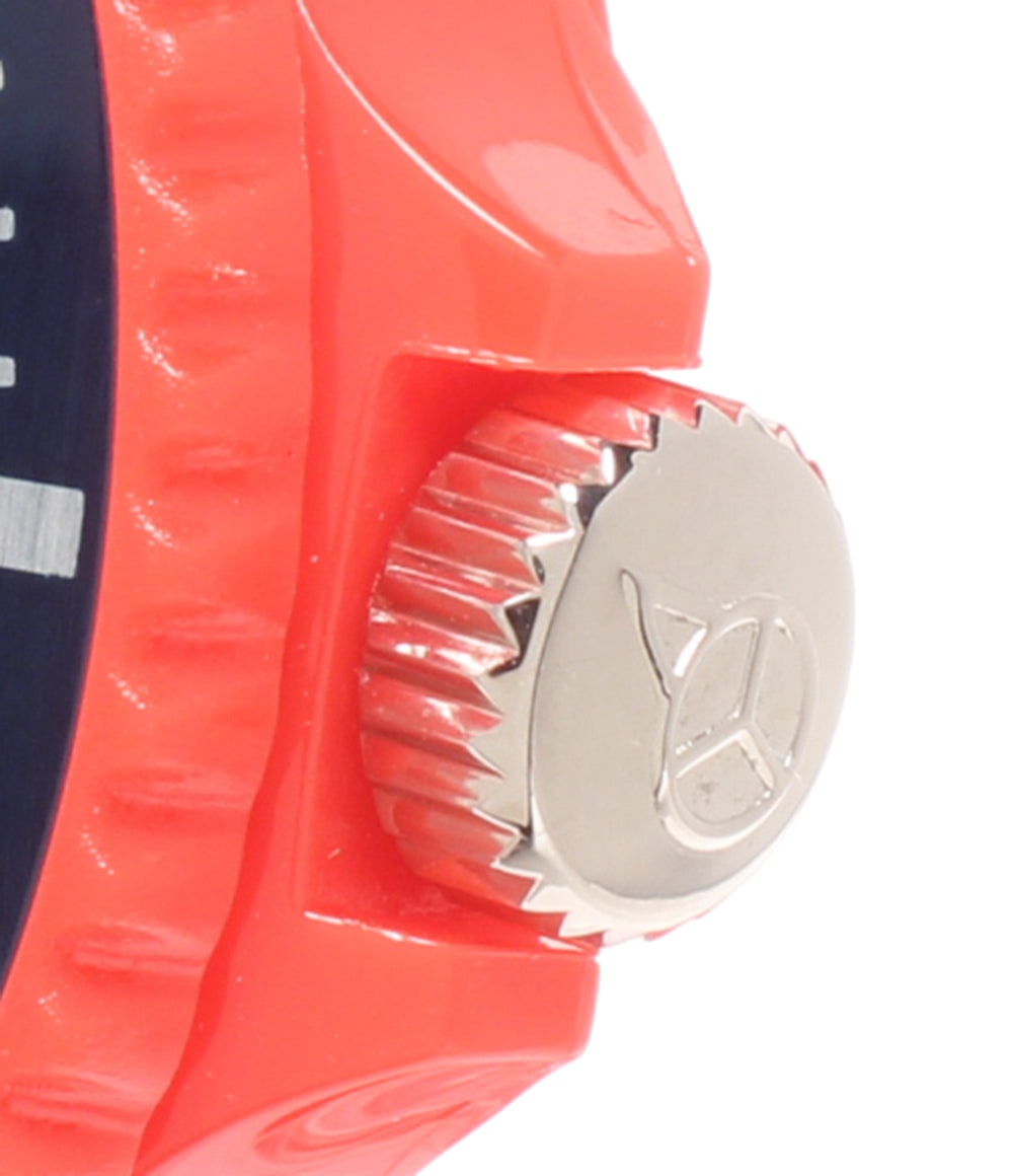 美品 ice watch 腕時計 クオーツ レッド レディース メンズ アイスウォッチ