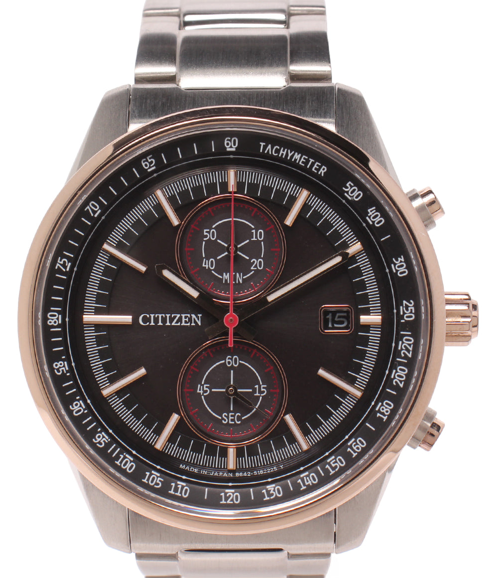 CITIZEN 腕時計 ラグビー日本代表の限定モデル BRAVE BLOSSOMS ソーラー ブラック B642-S118361 メンズ シチズン