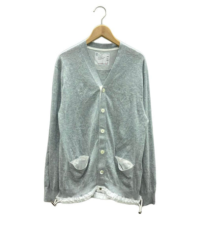 サカイ 裾切り替えスウェットカーディガン 薄手 レディース SIZE 2 (M) Sacai