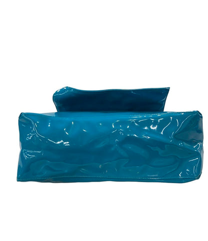 SEE BY CHLOE トートバッグ ショルダーバッグ 肩掛け エナメル ターコイズ レディース シーバイクロエ