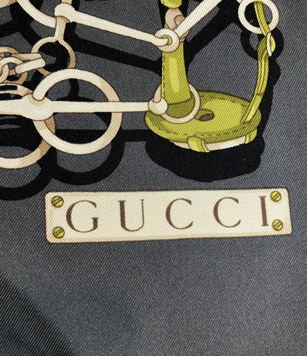 グッチ スカーフ シルク100% ベルトモチーフ レディース GUCCI