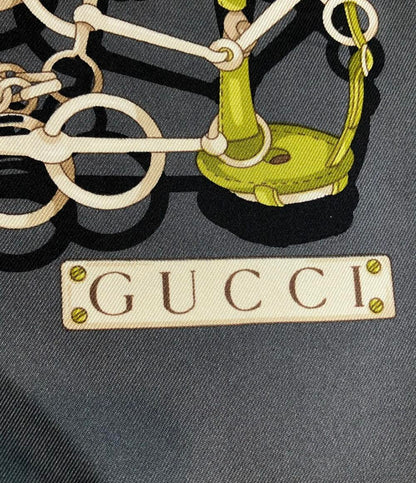 グッチ スカーフ シルク100% ベルトモチーフ レディース GUCCI