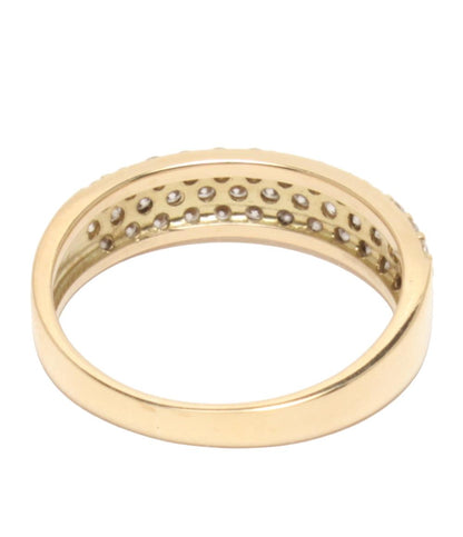 美品 リング 指輪 K18 ダイヤ 0.50ct レディース SIZE 11号