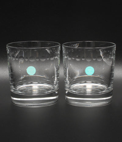美品 Tiffany & Co. グラス タンブラー 2点セット ペア スウィング OF ティファニー