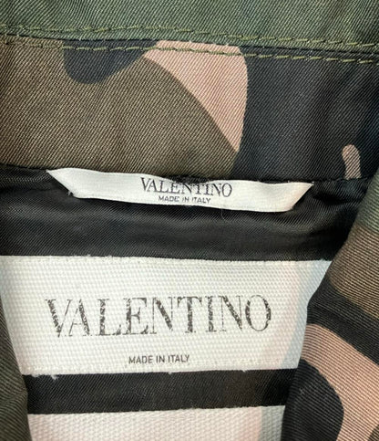 VALENTINO ミリタリージャケット 迷彩柄 M-65 スナップボタン ダブルジップ Rockstud Untitled Jacket RV3CID46PL メンズ SIZE 44 (S) ヴァレンティノ