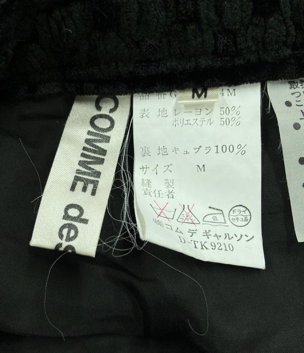 コムデギャルソン ベロアアシンメトリースカート レディース SIZE M (XL) COMME des GARCONS