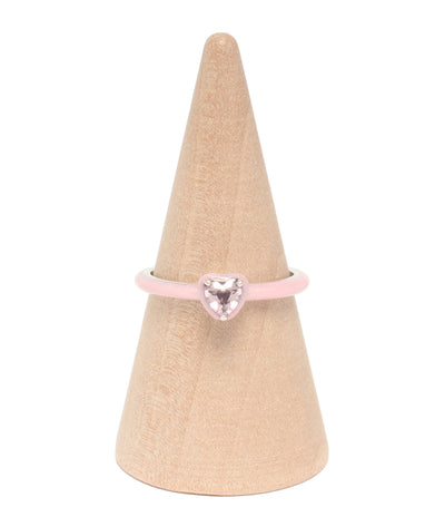 美品 PANDORA リング 指輪 SV925 ハート ピンク レディース SIZE 10号 パンドラ
