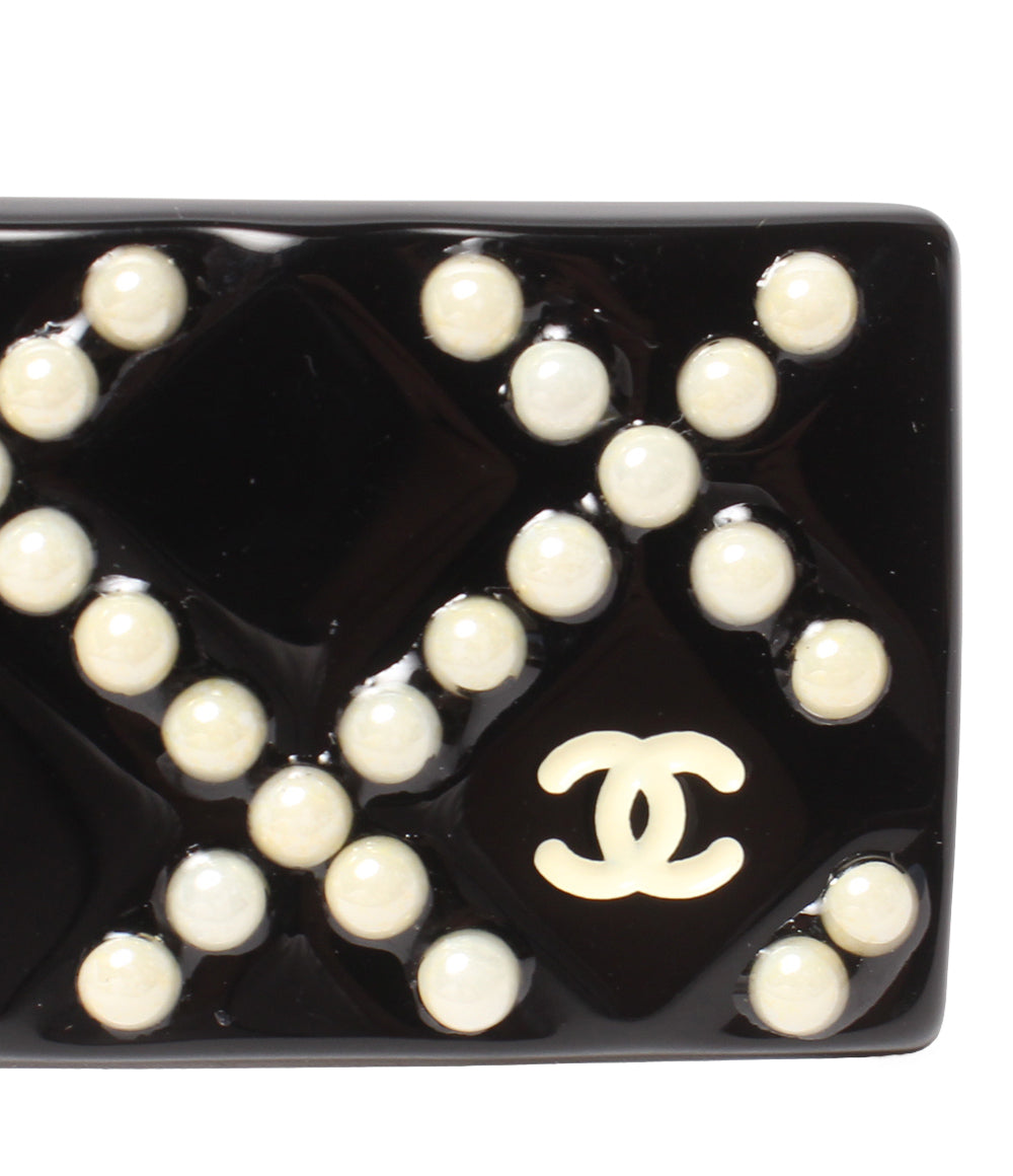 美品 CHANEL バレッタ ココマーク パール 08P レディース シャネル