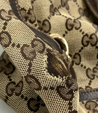 GUCCI トートバッグ ショルダーバッグ 肩掛け GGキャンバス 141472 001013 レディース グッチ