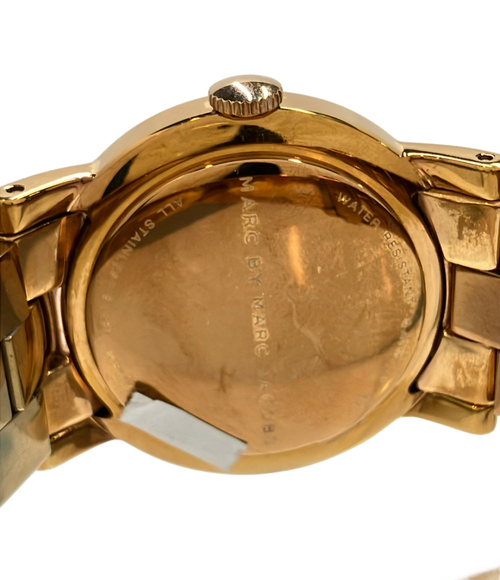 MARC BY MARC JACOBS 腕時計 クオーツ ホワイト MBM3077 メンズ マークバイマークジェイコブス