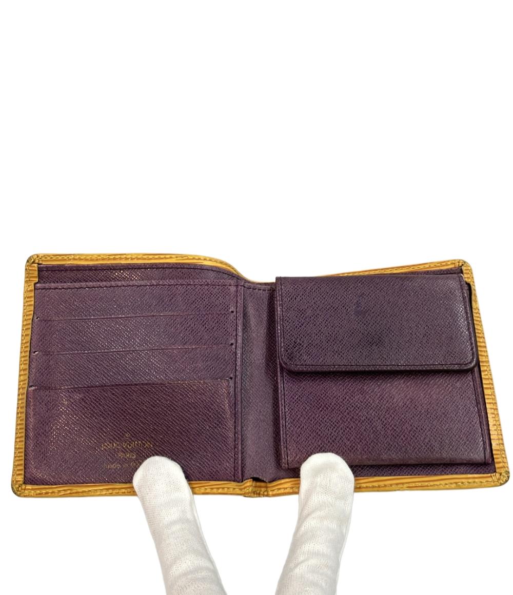 ルイ・ヴィトン 二つ折り財布 ポルトビエカルトクレディモネ エピ