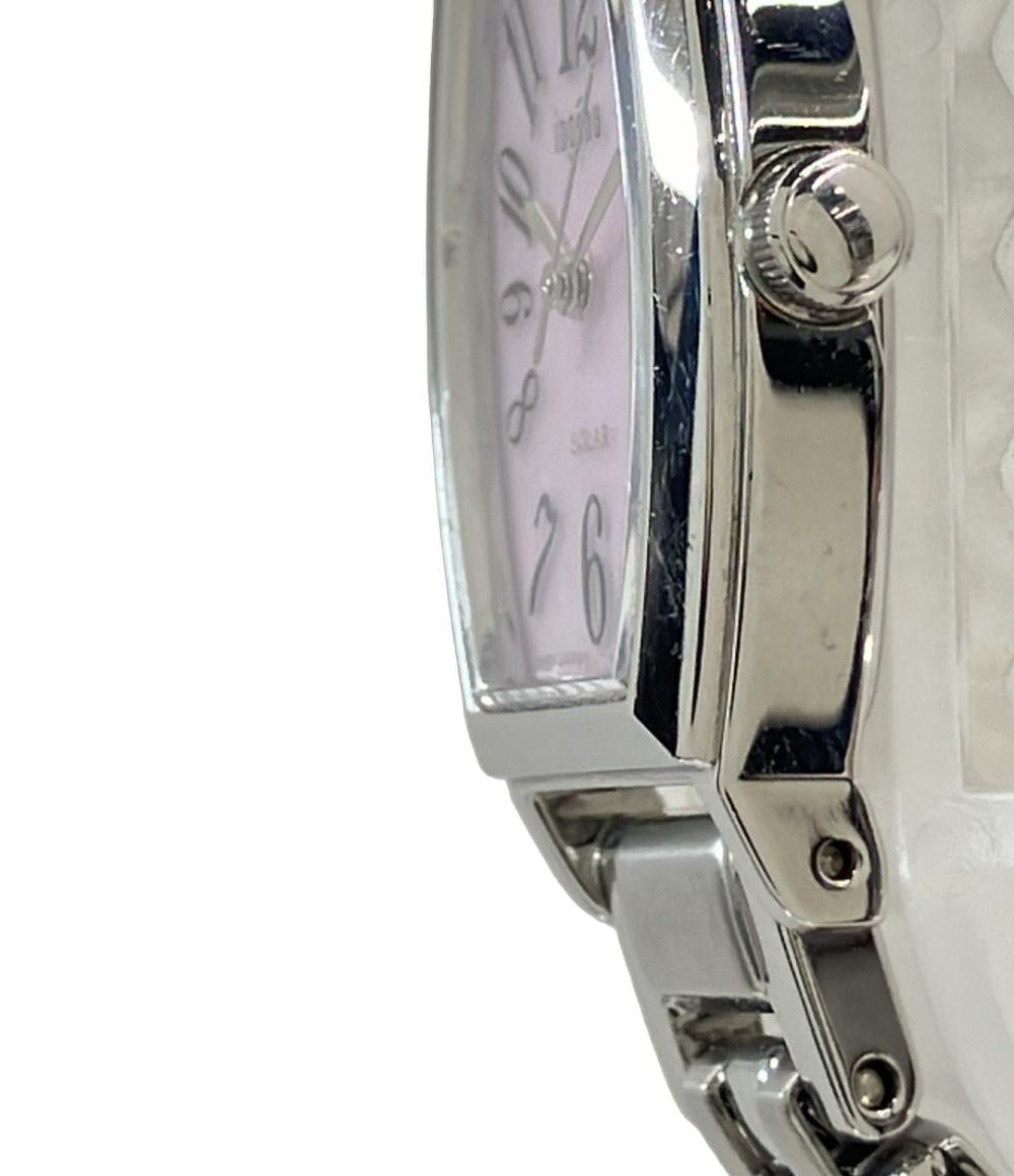 SEIKO 腕時計 ソーラー ピンク V117-0BF0 レディース セイコー