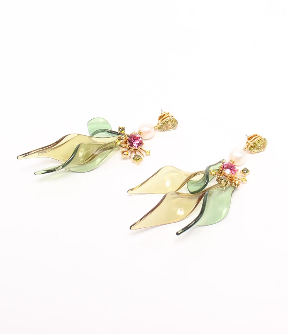 美品 Kate Spade ピアス ルーフトップ ガーデン ステートメント ドロップ レディース ケイトスペード