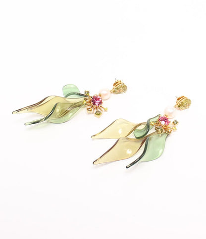 美品 Kate Spade ピアス ルーフトップ ガーデン ステートメント ドロップ レディース ケイトスペード
