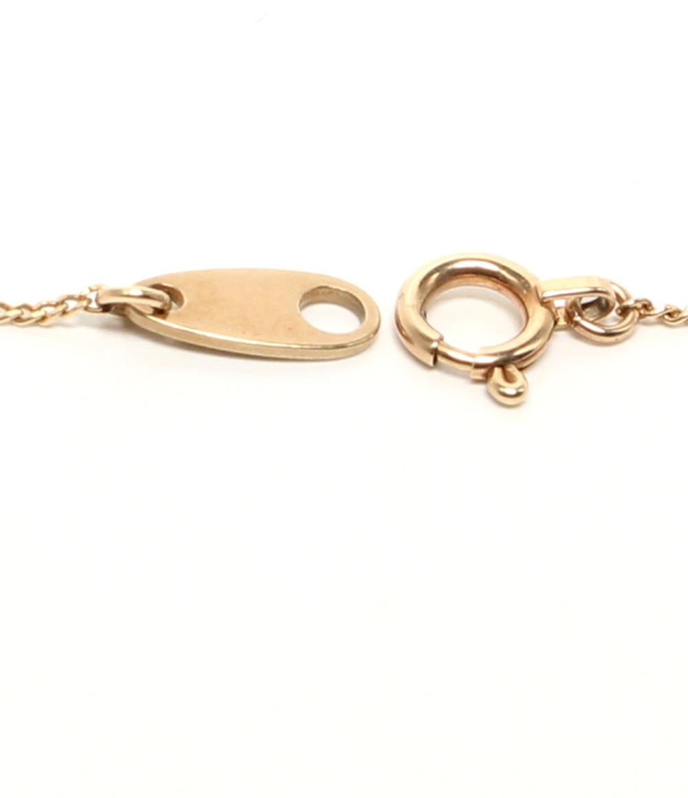 美品 ete ブレスレット K10 ダイヤ 0.02ct オパール レディース エテ