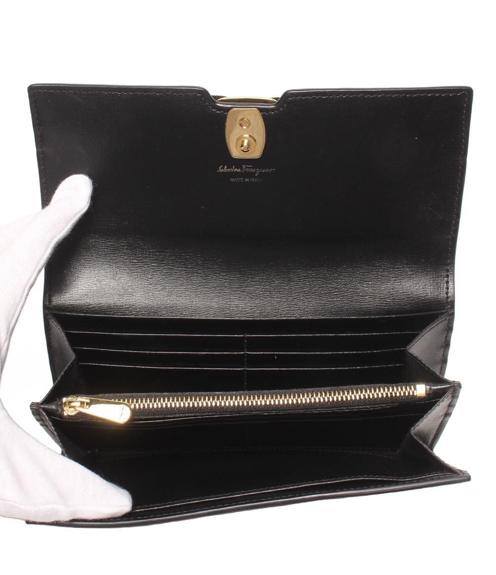 Salvatore Ferragamo 長財布 ヴァラ レディース サルヴァトーレフェラガモ