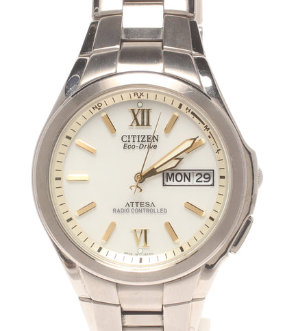 CITIZEN 腕時計 アテッサ ATTESA ソーラー ホワイト H100-T010431 メンズ シチズン