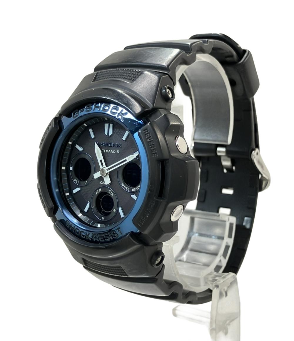 CASIO 腕時計 G-SHOCK ソーラー ブラック AWG-M100A メンズ カシオ