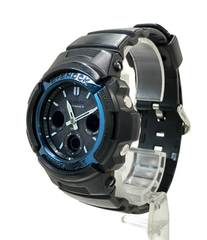 CASIO 腕時計 G-SHOCK ソーラー ブラック AWG-M100A メンズ カシオ
