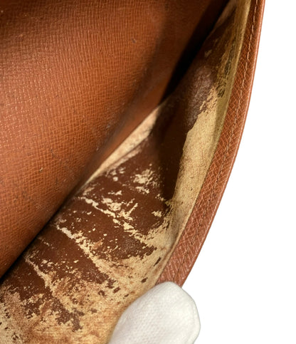 訳あり LOUIS VUITTON 三つ折り財布 ポルトトレゾール エテュイ パピエ モノグラム M61202 レディース メンズ ルイ・ヴィトン