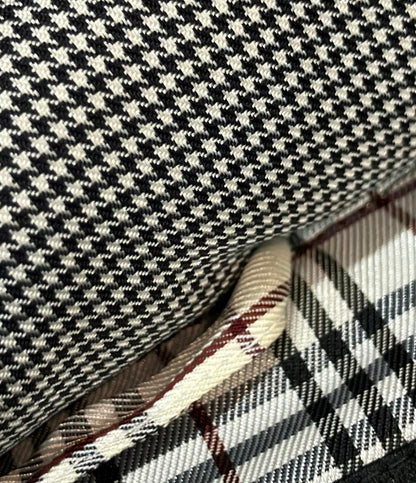 BURBERRY BLACK LABEL ダウンジャケット 千鳥格子 2WAY ジップ スナップボタン BMP26-325-06 メンズ SIZE S バーバリーブラックレーベル