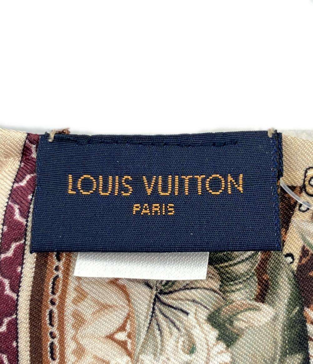 LOUIS VUITTON スカーフ シルク100% バンドー ヴォワイヤージュ エクストラ オルディネール M73855 レディース ルイ・ヴィトン