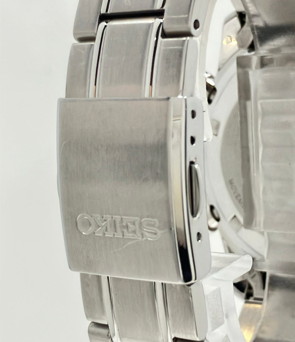 SEIKO 腕時計 クオーツ ネイビー 8T63-00D0 メンズ セイコー