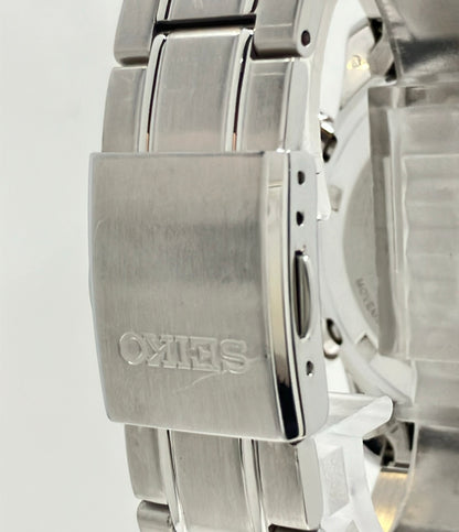 SEIKO 腕時計 クオーツ ネイビー 8T63-00D0 メンズ セイコー