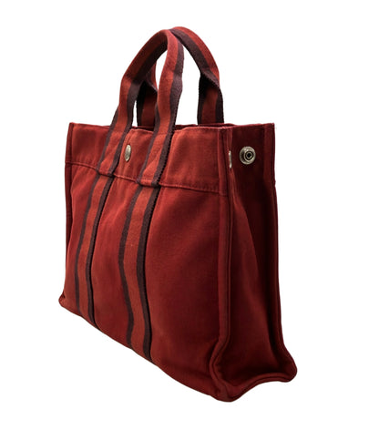 HERMES ハンドバッグ キャンバス フールトゥPM レディース エルメス