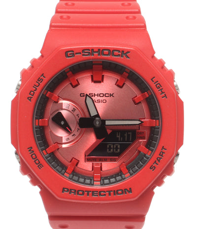 美品 CASIO 腕時計 G-SHOCK クオーツ GA-2100RRB メンズ カシオ
