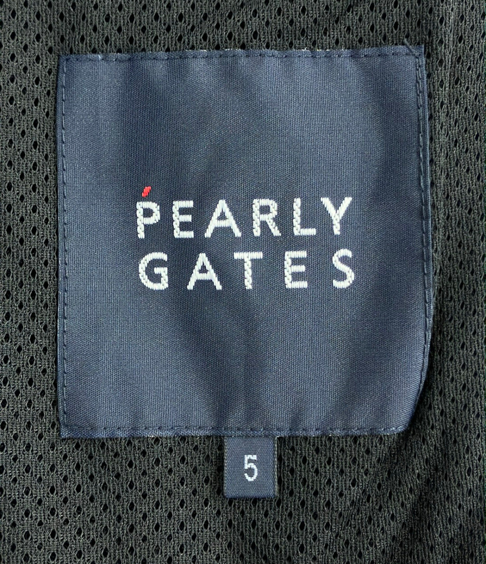 美品 PEARLY GATES ナイロンストレッチタフタシレーコンパクトジャケット メンズ SIZE 5 パーリーゲイツ