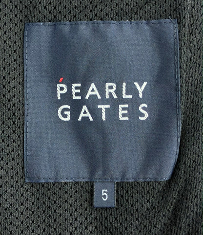 美品 PEARLY GATES ナイロンストレッチタフタシレーコンパクトジャケット メンズ SIZE 5 パーリーゲイツ