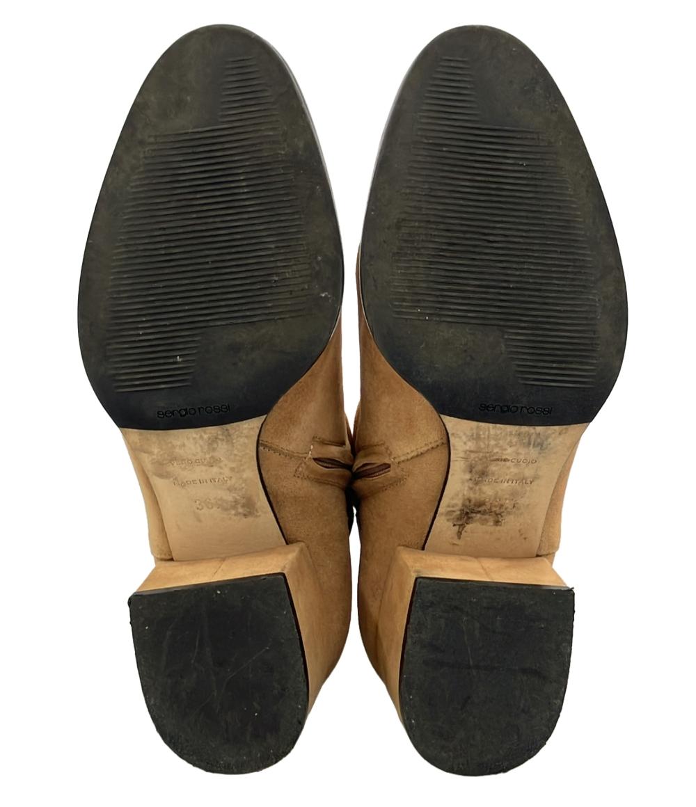 セルジオロッシ ショートブーツ チャンキーヒール レディース SIZE 36 1/2 (M) Sergio Rossi