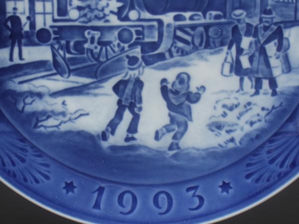 美品 ロイヤルコペンハーゲン イヤープレート 飾り皿 18cm 1993 Royal Copenhagen