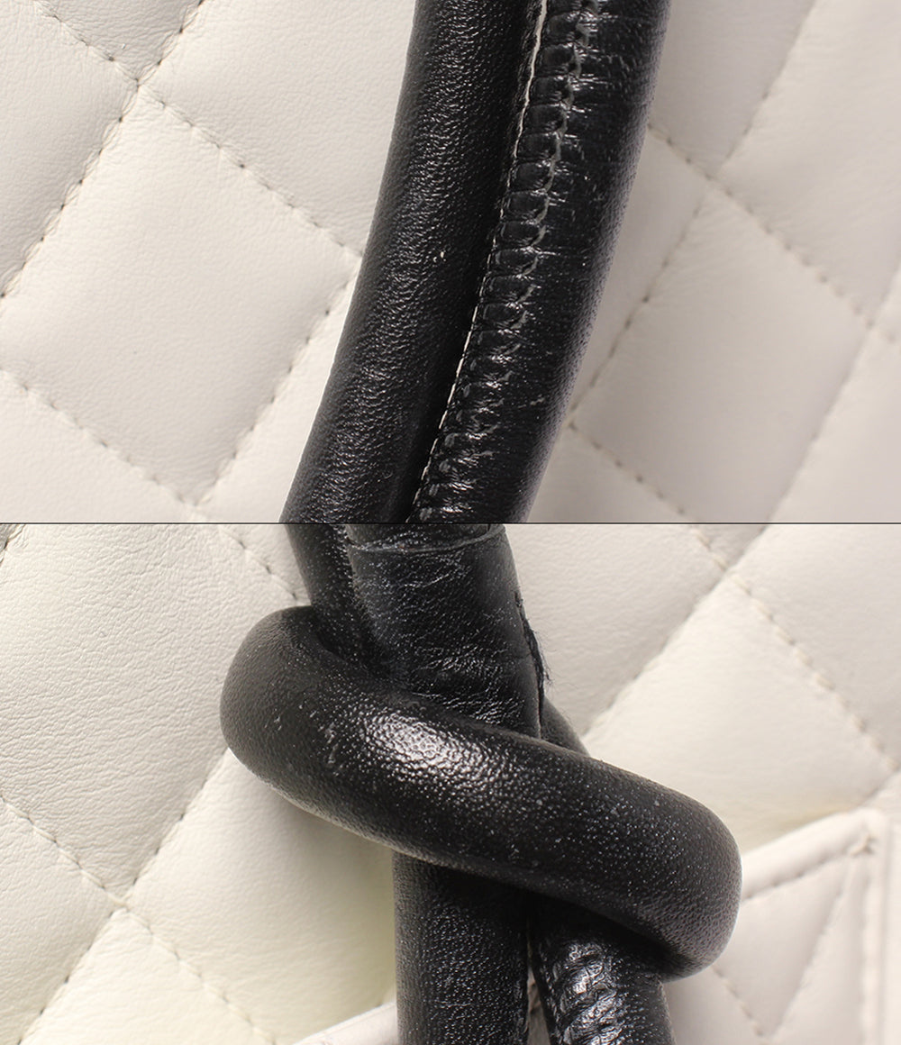 CHANEL トートバッグ ショルダーバッグ 肩掛け シルバー金具 9番台 カンボン パイソン レディース シャネル