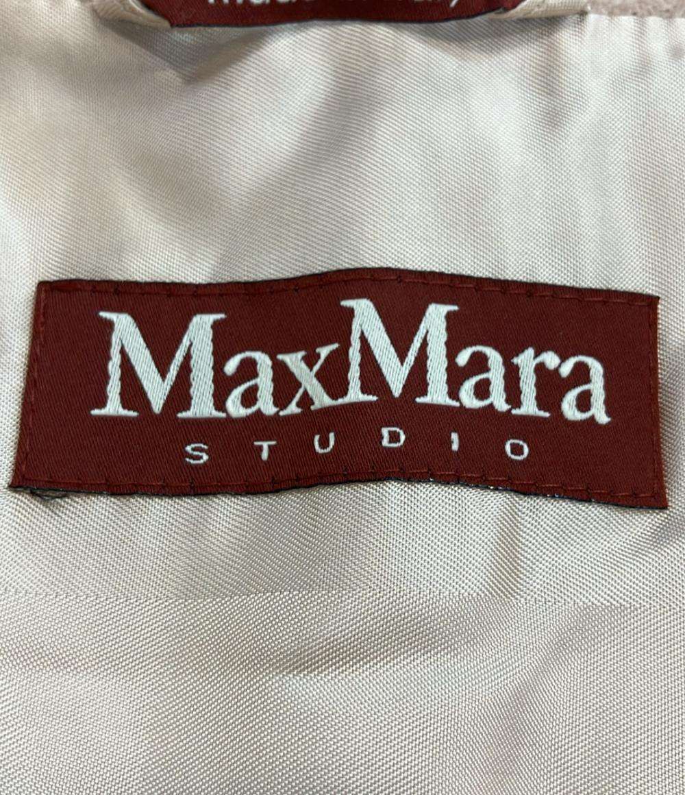 MAX MARA Studio チェスターコート シルクアンゴラ混ダブルチェスターコート ベルテッドコート 60161733000 レディース SIZE 42 (L)