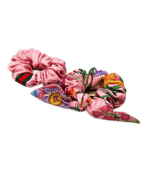 美品 グッチ シュシュ 2個セット シルク100% 765564 レディース GUCCI