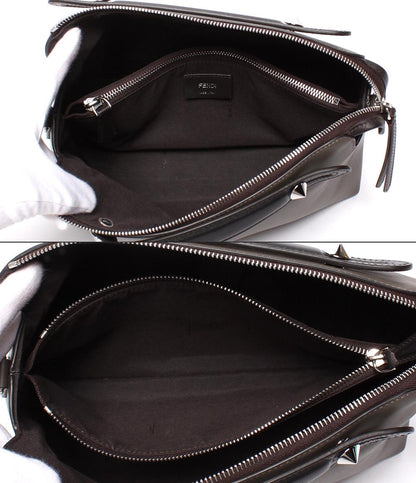 美品 FENDI 2way ハンドバッグ ショルダーバッグ カーフレザー バイザウェイ ミディアム レディース フェンディ