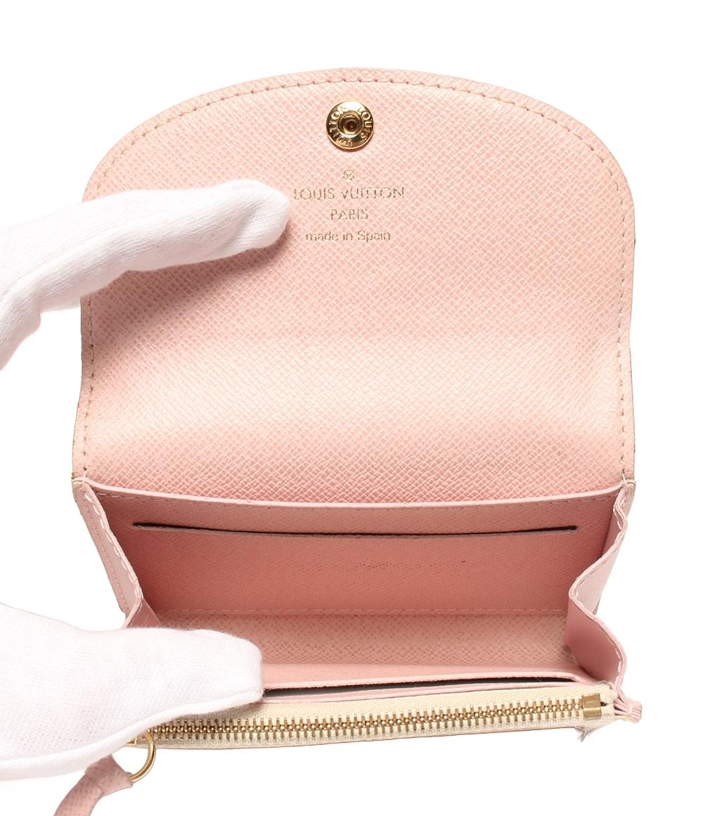LOUIS VUITTON コインケース ミニ財布 ポルトモネ・ロザリ ダミエ