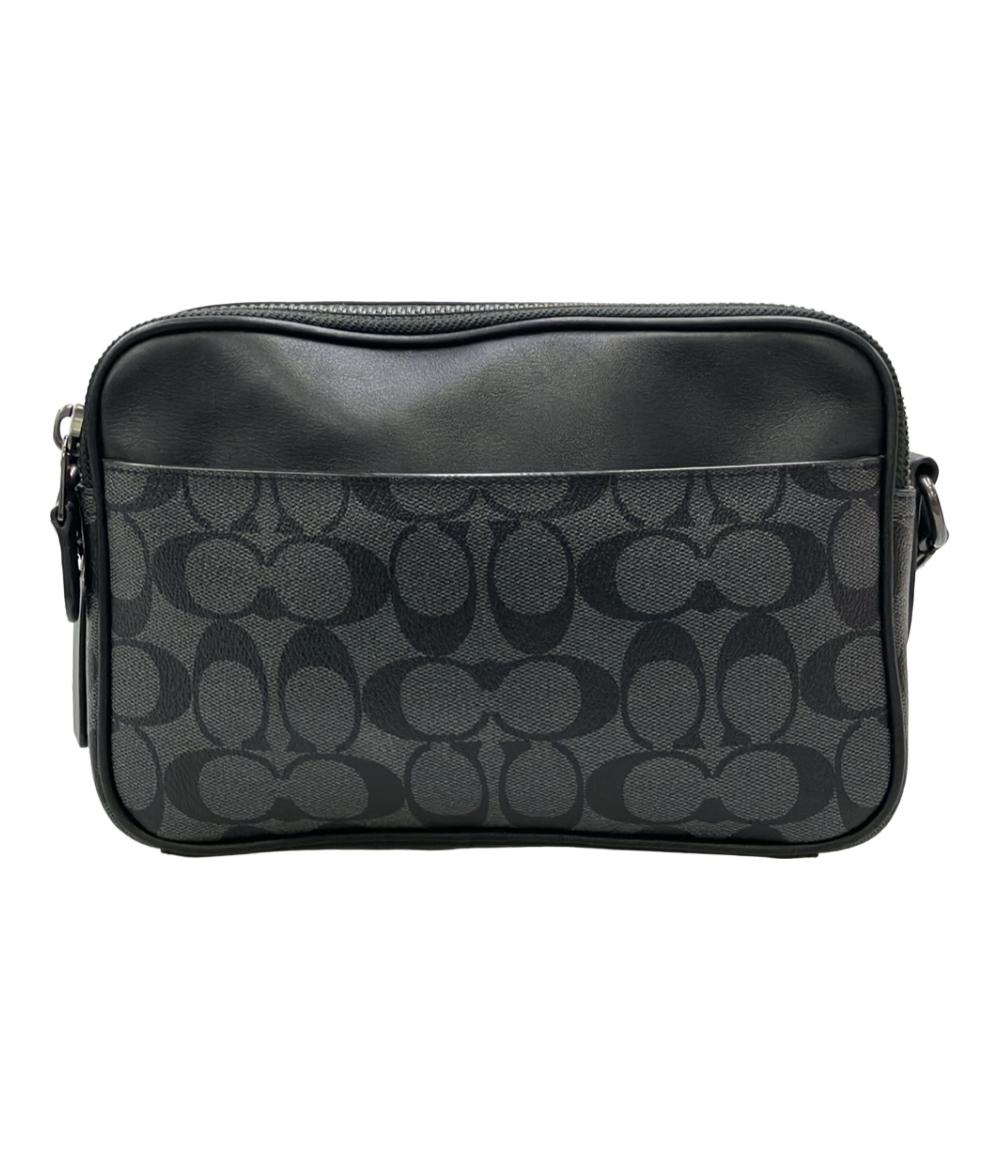 【美品】コーチ C4149 ショルダーバッグ レザー 斜め掛け シグネチャー コーチ ショルダーバッグ 斜め掛け シグネチャー C4149 メンズ COACH