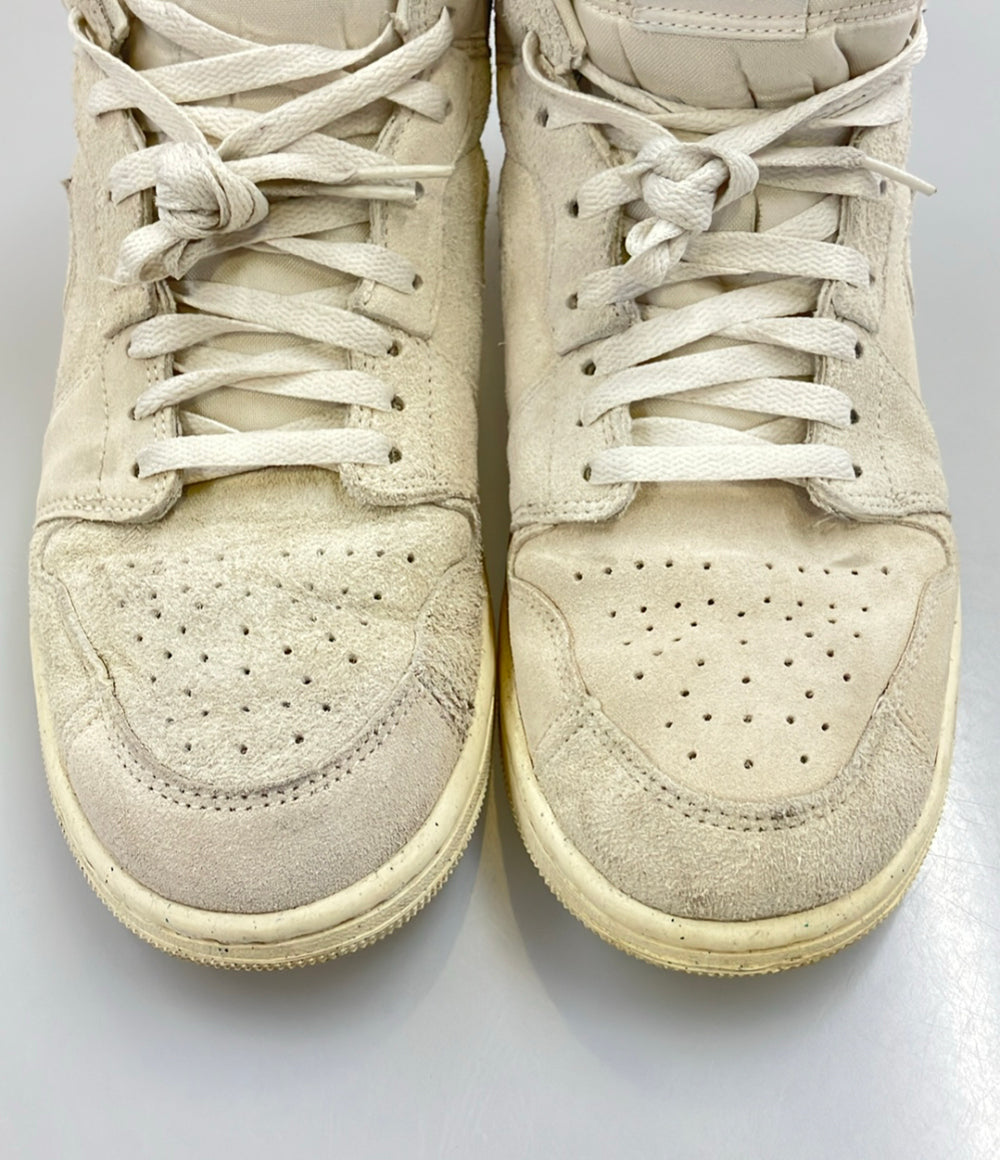 NIKE ミドルカットスニーカー AIR JORDAN 1 MID SE CRAFT FQ3224-100 メンズ SIZE 27.5 (L) ナイキ